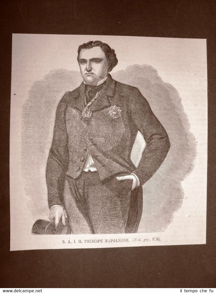Principe Napoleone Giuseppe Carlo Bonaparte 1866 Gerolamo, Jérôme o Plon …