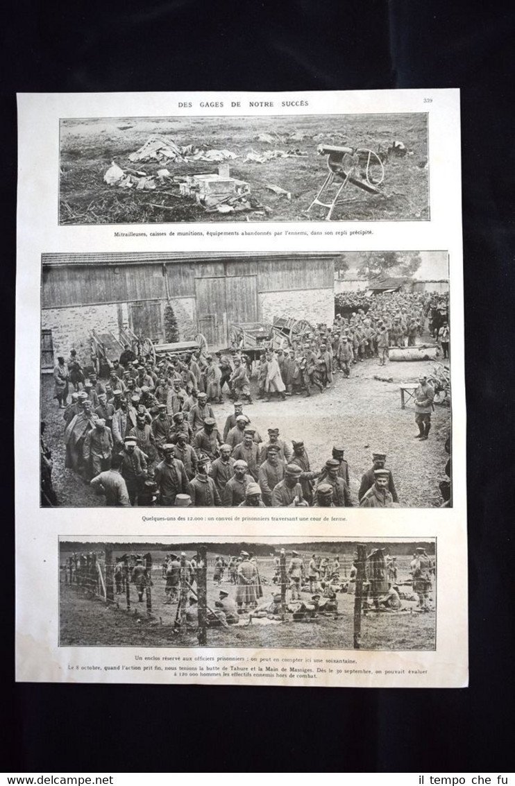 Prisonniers, Tahure, Dans le bois du Trou Bricot WW1 Guerra … | Immagine principale