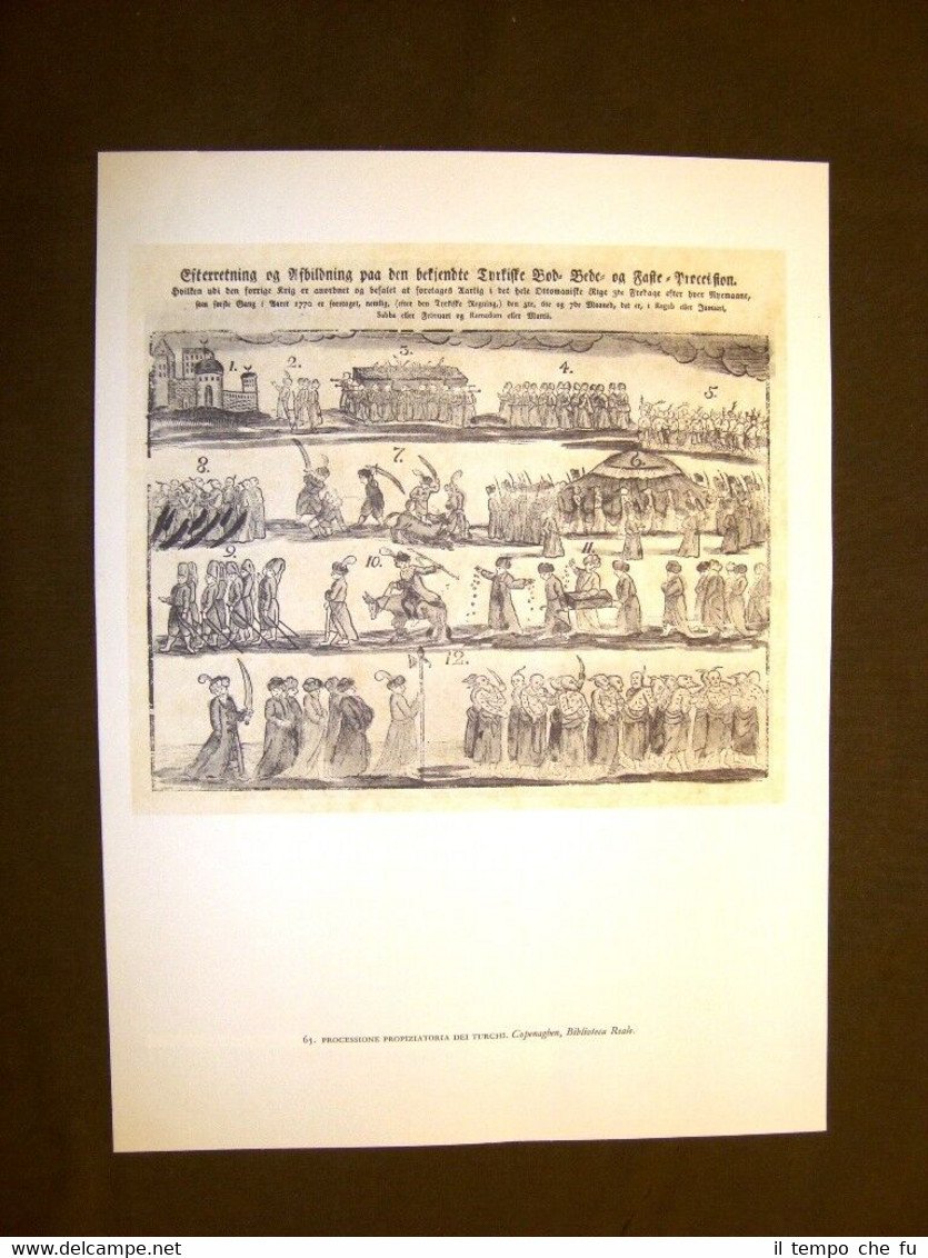 Processione Turca Turchia + Tipografo + Rilegatore Stampa popolare Scandinavia | Immagine principale