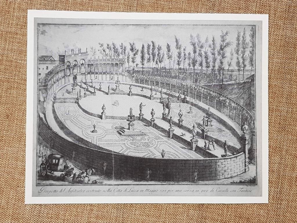 Prospetto barriere corsa dei cavalli Lucca e Giusti-Angeli Casa Mansi … | Immagine principale