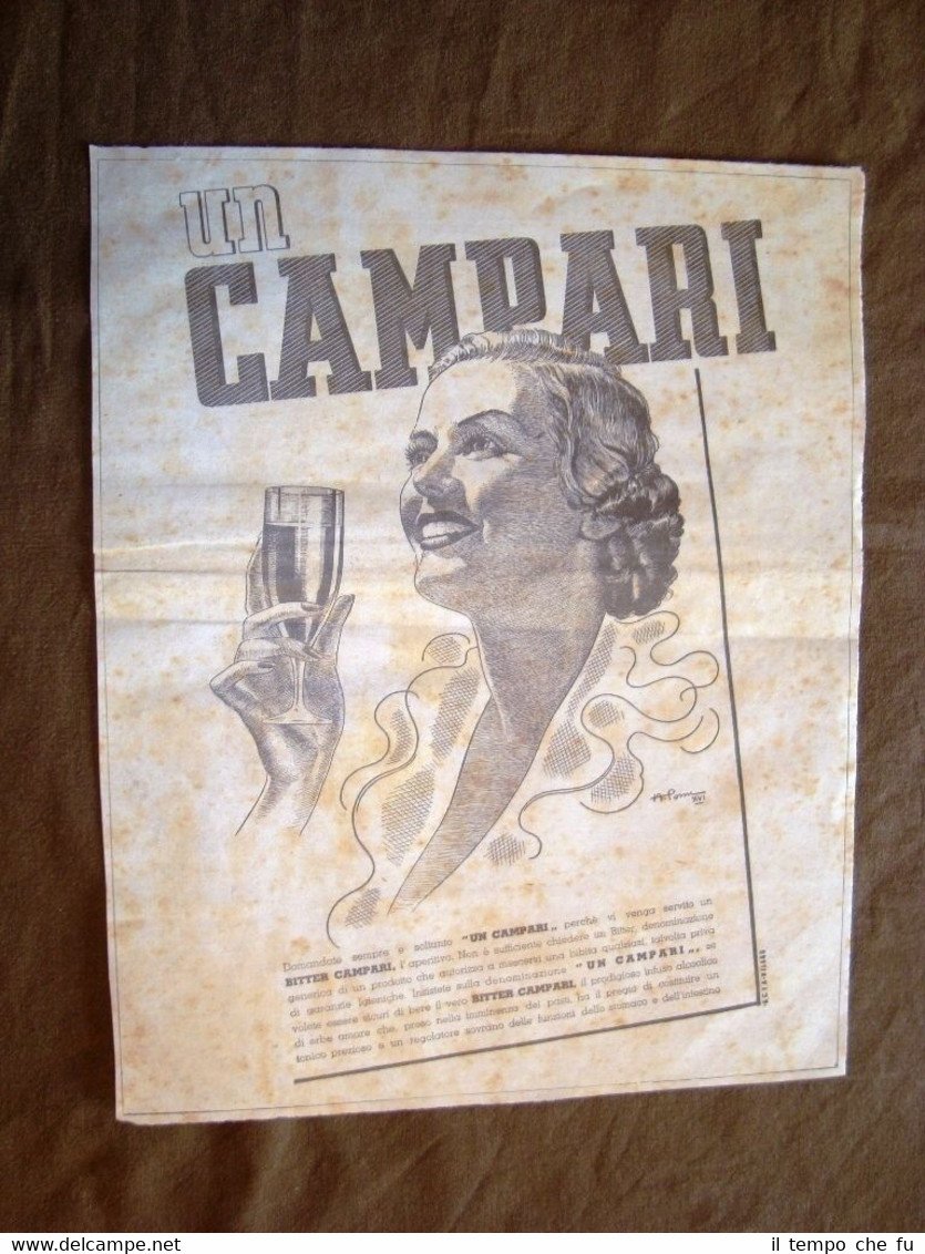 Pubblicità dei primi anni del '900 Campari Tema #5