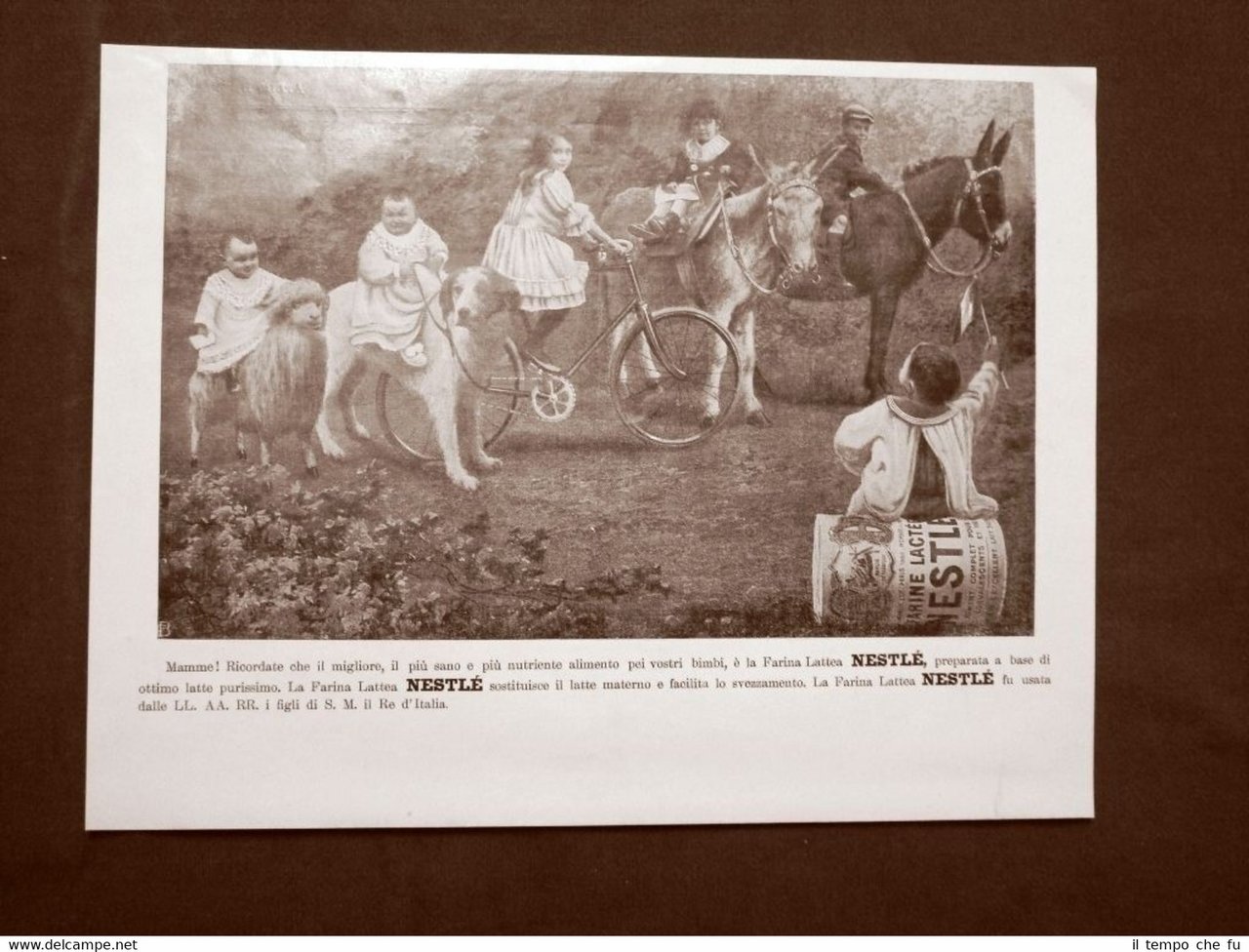 Pubblicità del 1910 Farina lattea Nestlè Fantasia #4