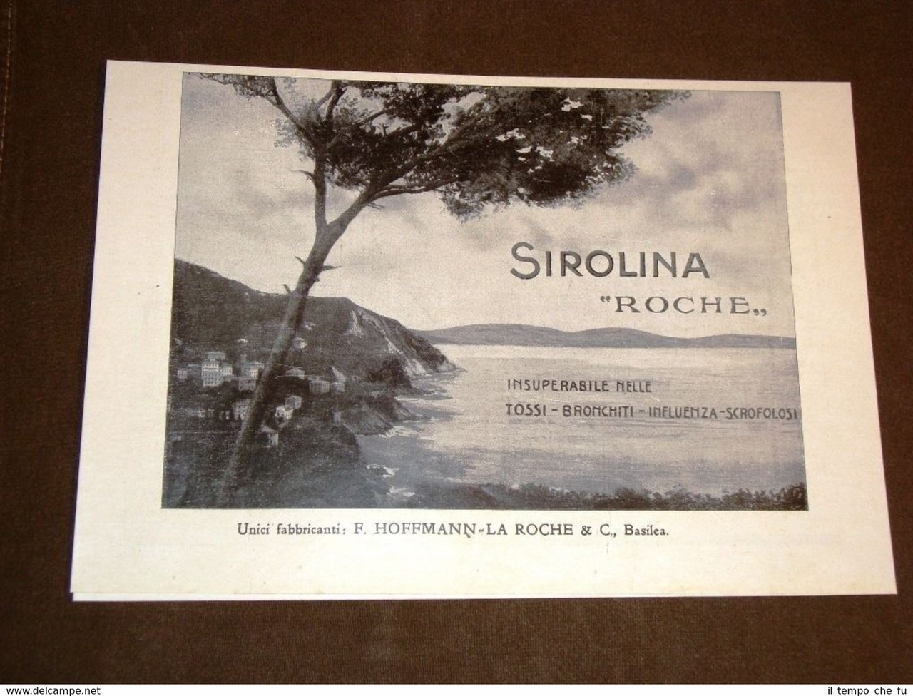 Pubblicità del 1910 Sirolina F. Hoffmann - La Roche & …