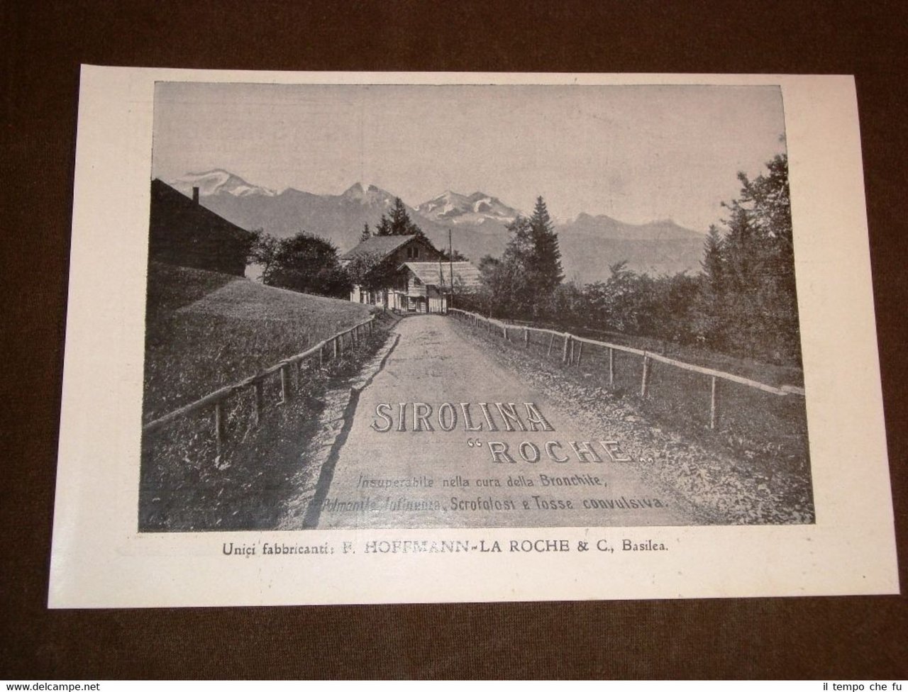 Pubblicità del 1910 Sirolina F. Hoffmann - La Roche & …