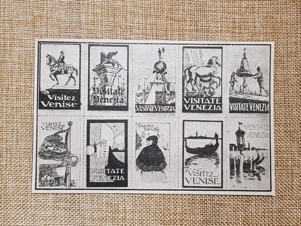 Pubblicità del 1914 Visitare Venezia Veneto