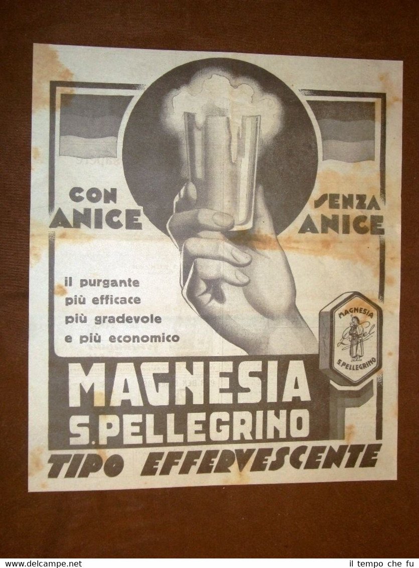 Pubblicità del 1931 Magnesia San Pellegrino Tema #08 | Immagine principale
