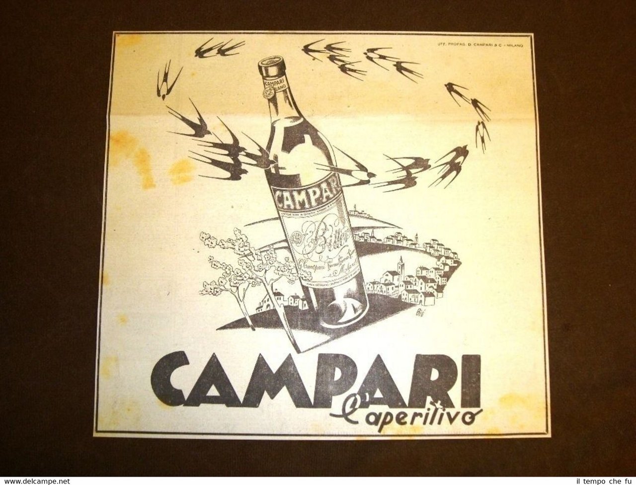 Pubblicità del 1942 Liquore Campari Davide Campari & C. Milano …