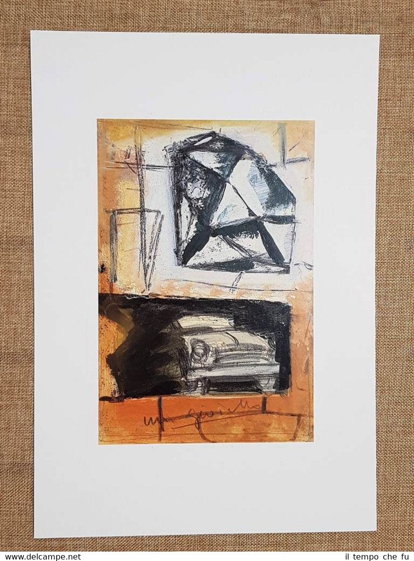 Pubblicità FIAT Bozzetto o Disegno di Mario Sironi N. 02 … | Immagine principale