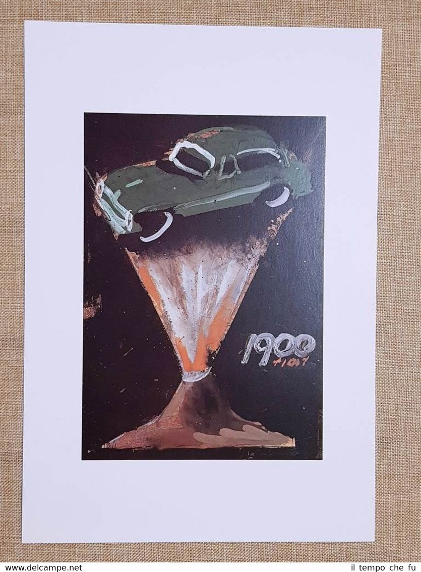 Pubblicità FIAT Bozzetto o Disegno di Mario Sironi N. 04 … | Immagine principale