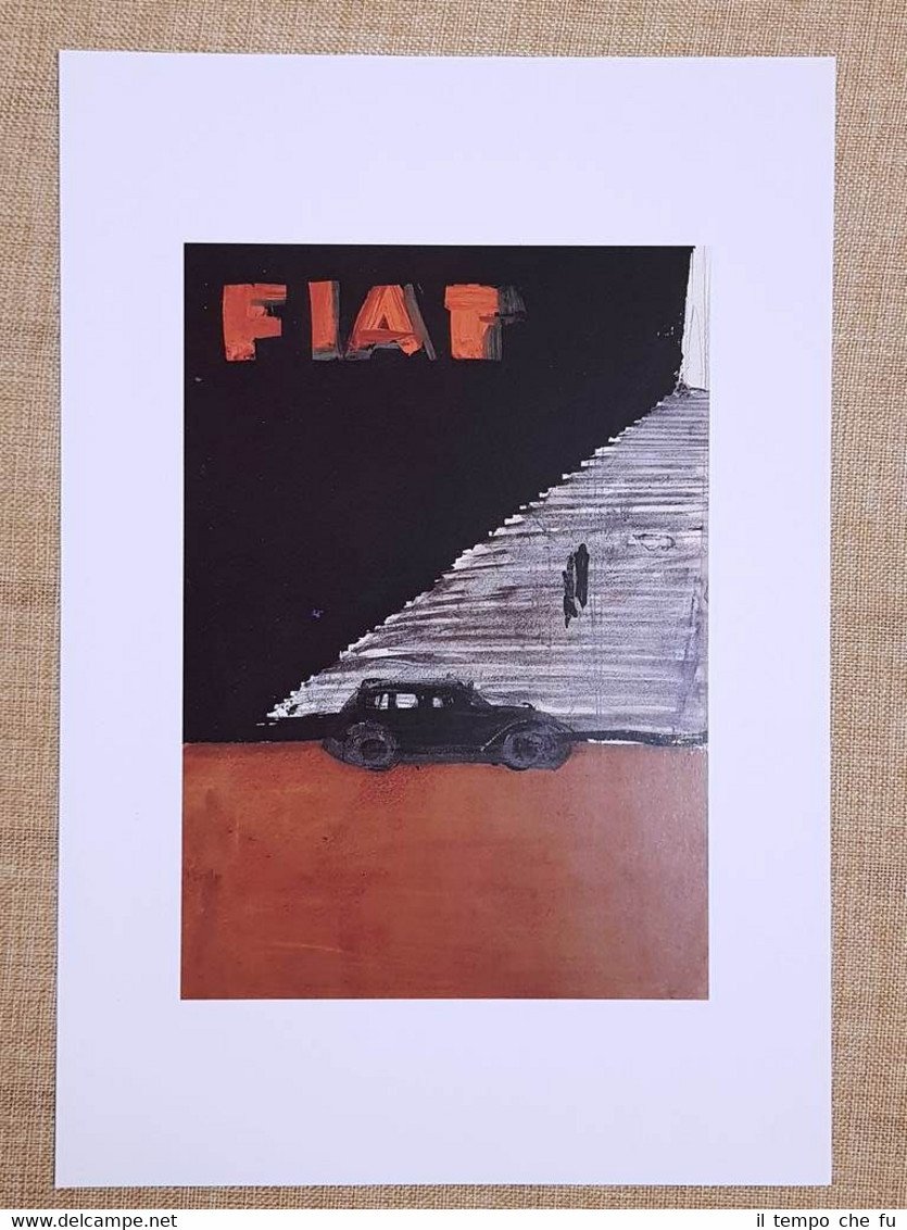 Pubblicità FIAT Bozzetto o Disegno di Mario Sironi N. 22 …
