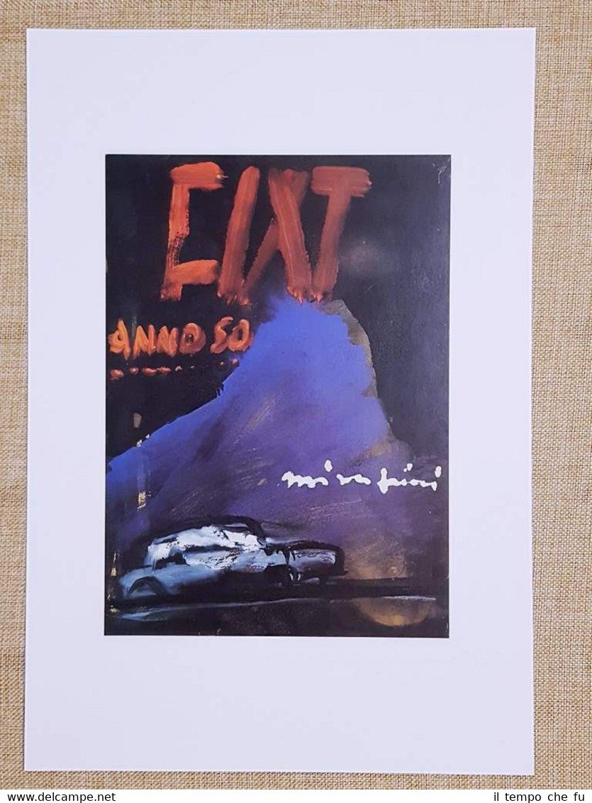 Pubblicità FIAT Bozzetto o Disegno di Mario Sironi N. 23 … | Immagine principale