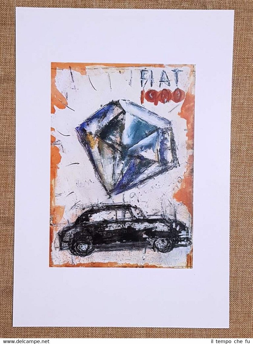 Pubblicità FIAT Bozzetto o Disegno di Mario Sironi N. 27 … | Immagine principale