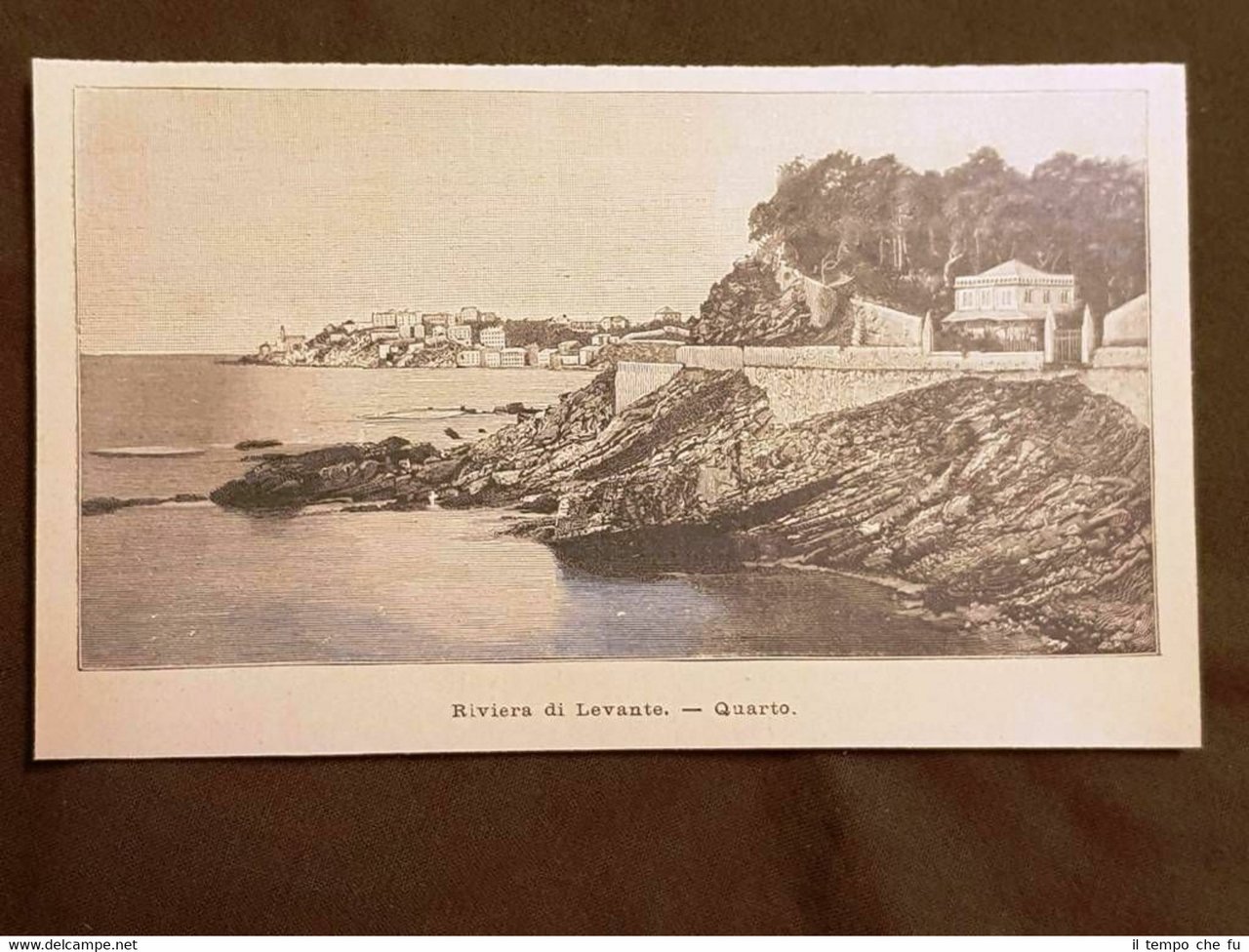 Quarto dei Mille nel 1896 Riviera di Levante Genova Liguria