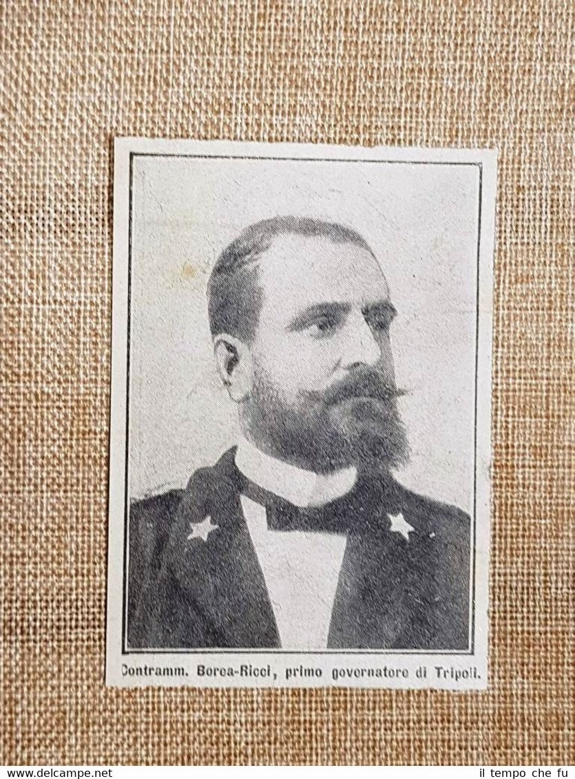 Raffaele Borea Ricci d'Olmo nel 1911 Ammiraglio italiano Governatore di …