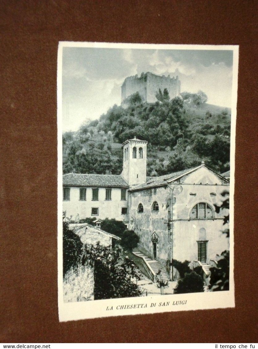 Rarissima veduta di Asolo del 1930 Chiesetta di San Luigi … | Immagine principale