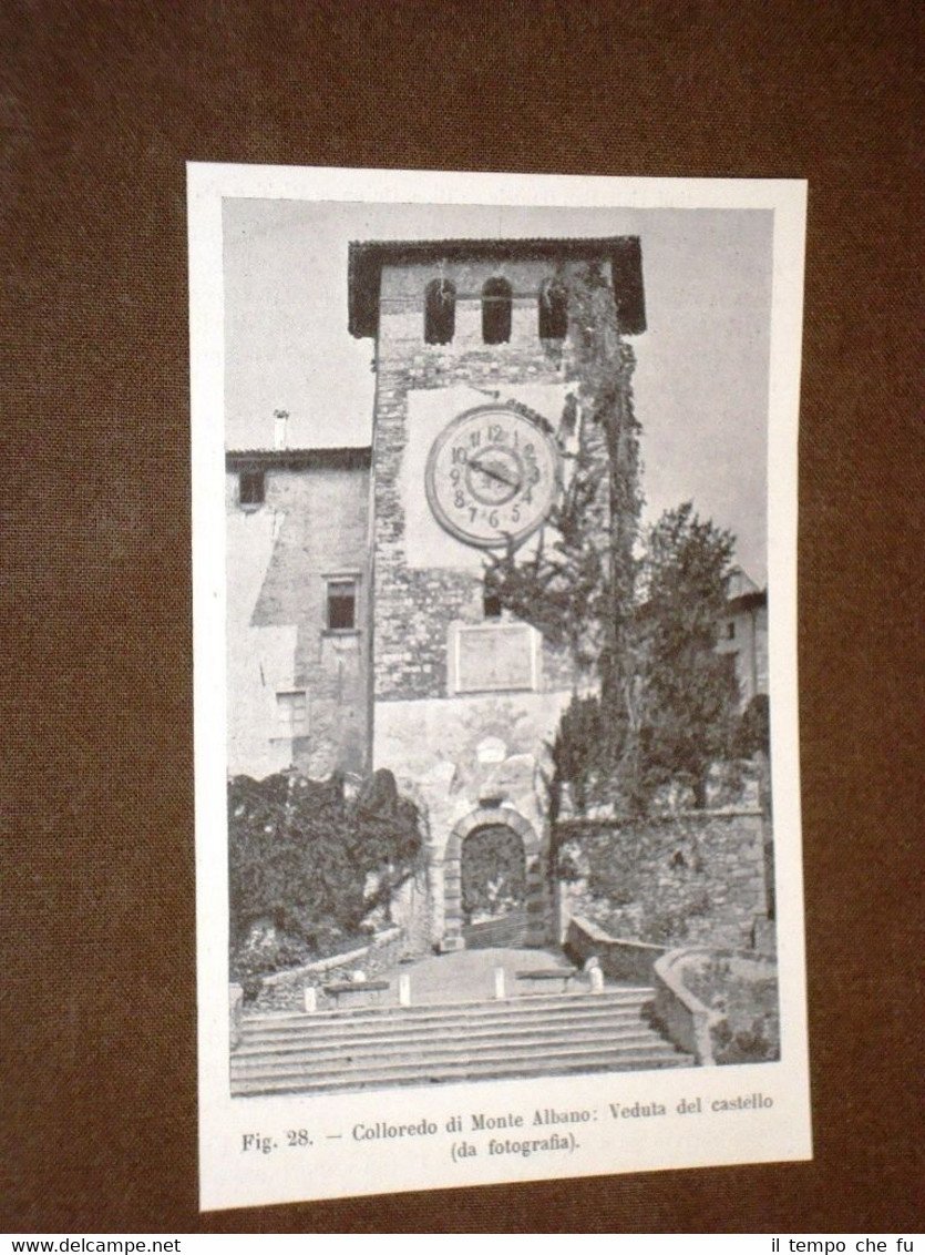 Rarissima veduta di fine '800 Colloredo di Monte Albano - …