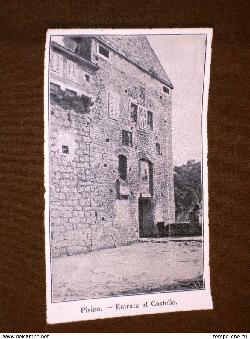 Rarissima veduta di Pisino o Pazin nel 1920 Entrata al … | Immagine principale