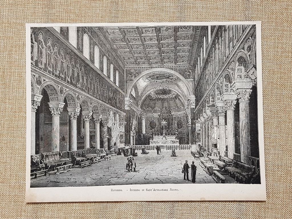 Ravenna nel 1881 La Basilica di Sant'Apolinnare in Classe Interno …