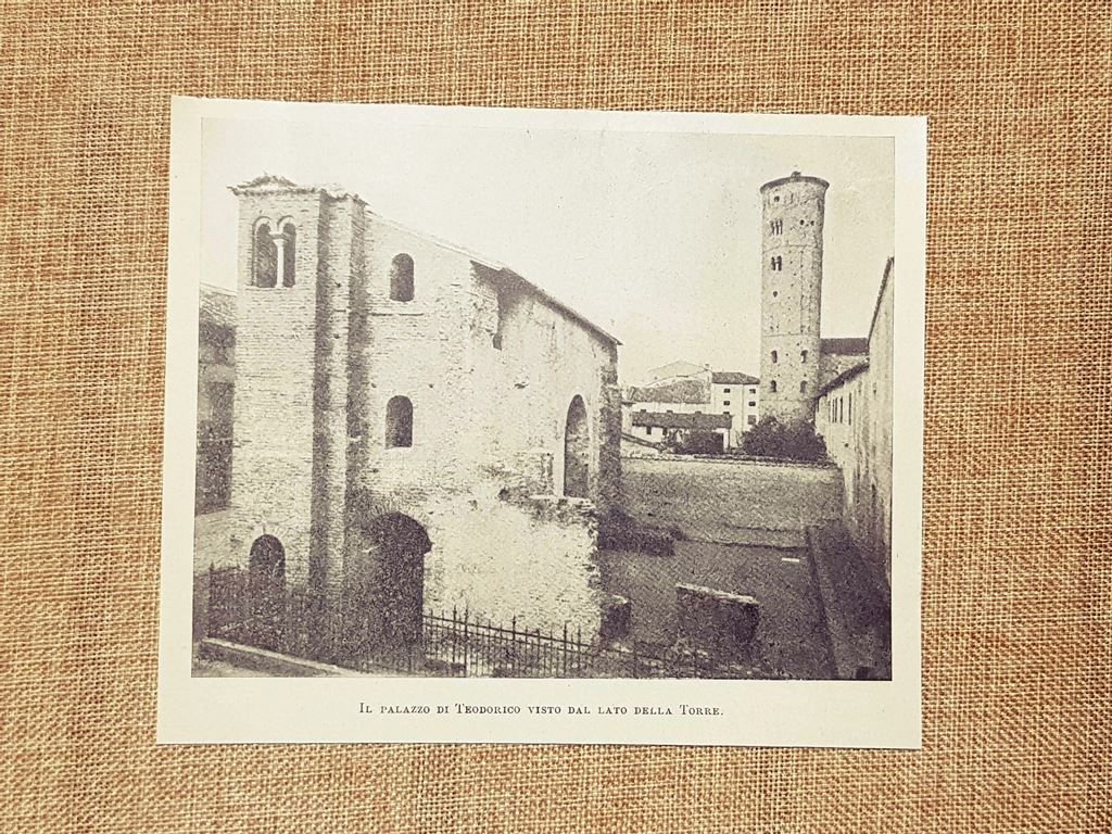 Ravenna nel 1898 Palazzo di Teodorico visto dal lato della …