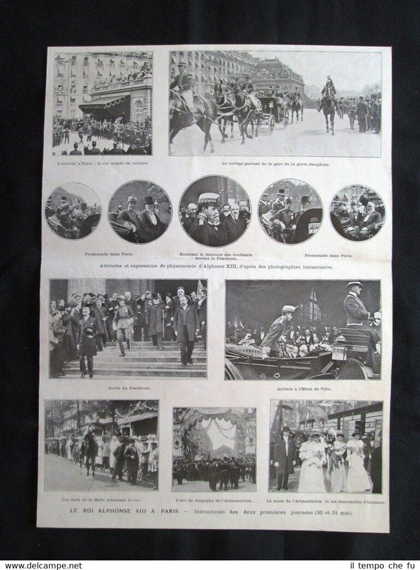 Re Alfonso XIII di Spagna, Parigi+Tesoro di Notre Dame di …