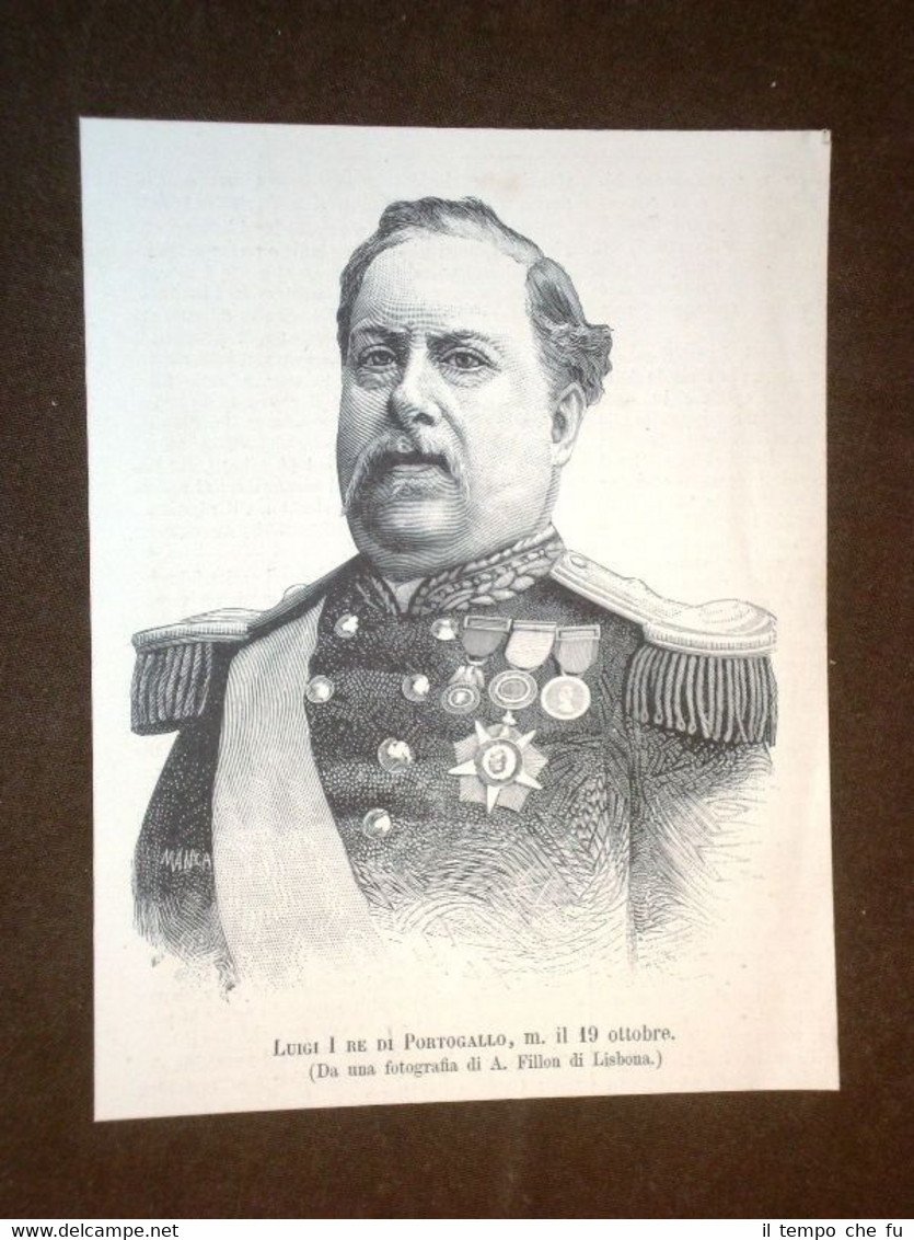 Re del Portogallo Luigi I di Braganza di Lisbona | Immagine principale