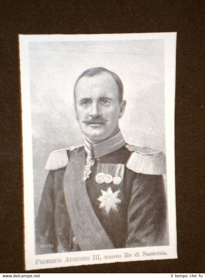 Re Federico Augusto III di Sassonia di Dresda | Immagine principale