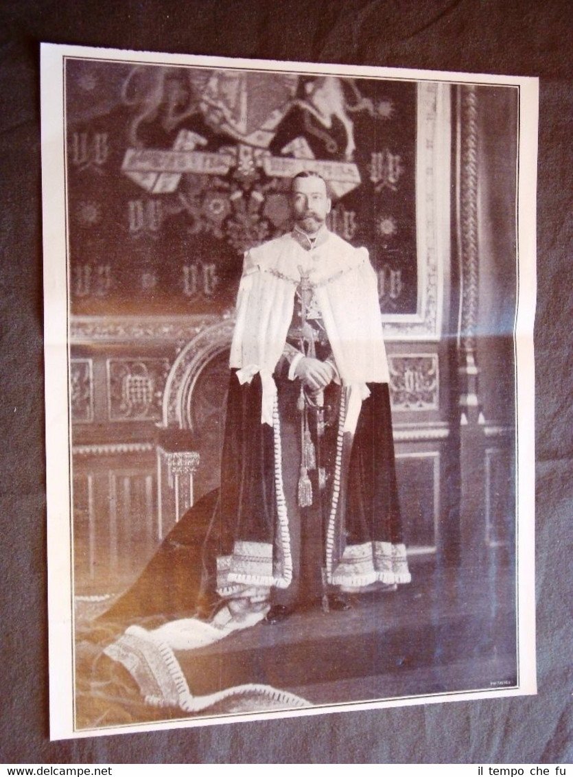 Re Giorgio V d'Inghilterra nel 1911 Nome completo George Frederick … | Immagine principale