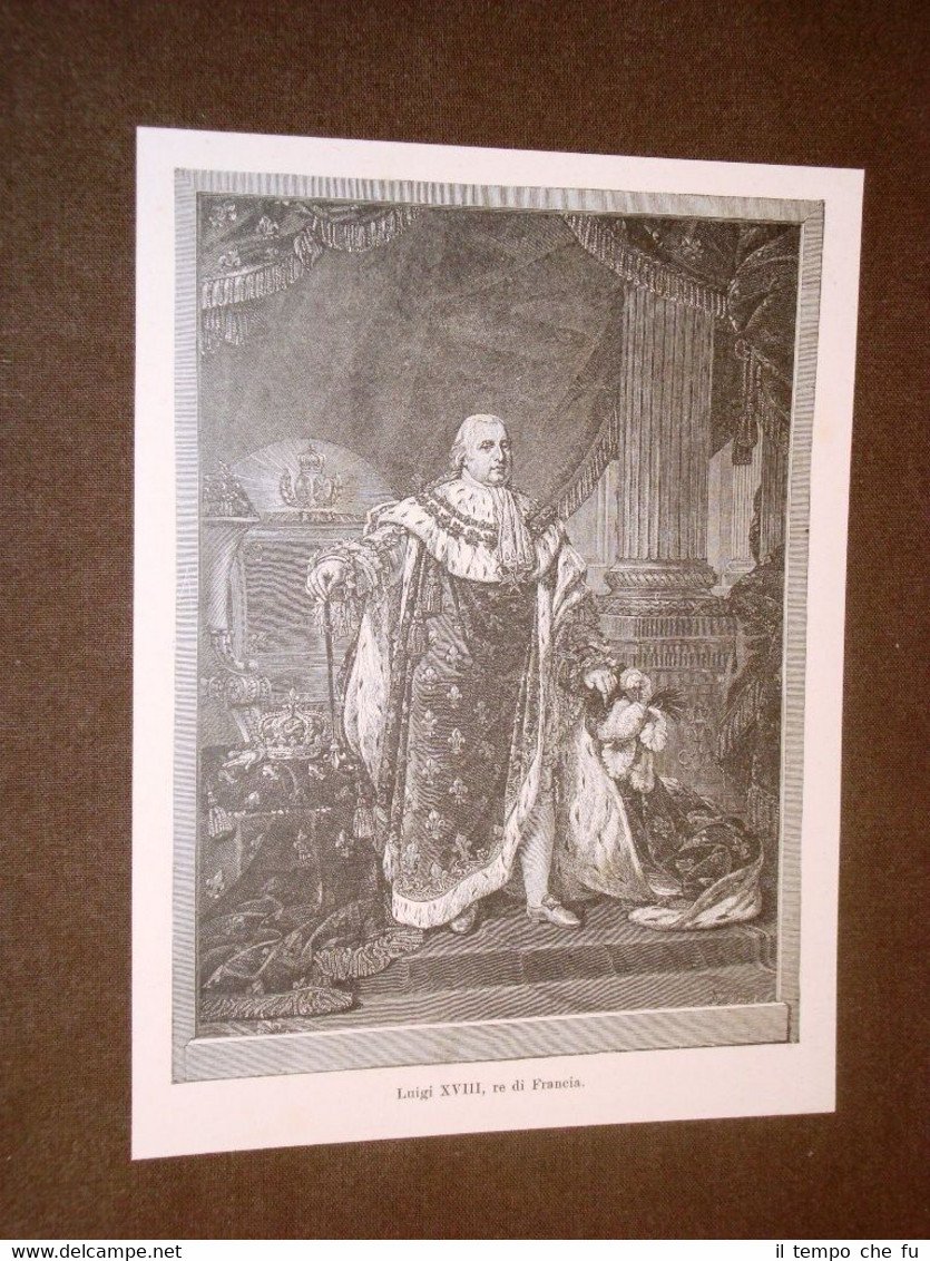 Re Luigi XVIII di Borbone Versailles 17 novembre 1755 – …