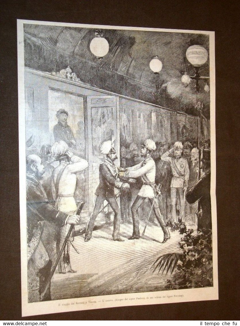 Re Umberto I e Regina Margherita di Savoia a Vienna …