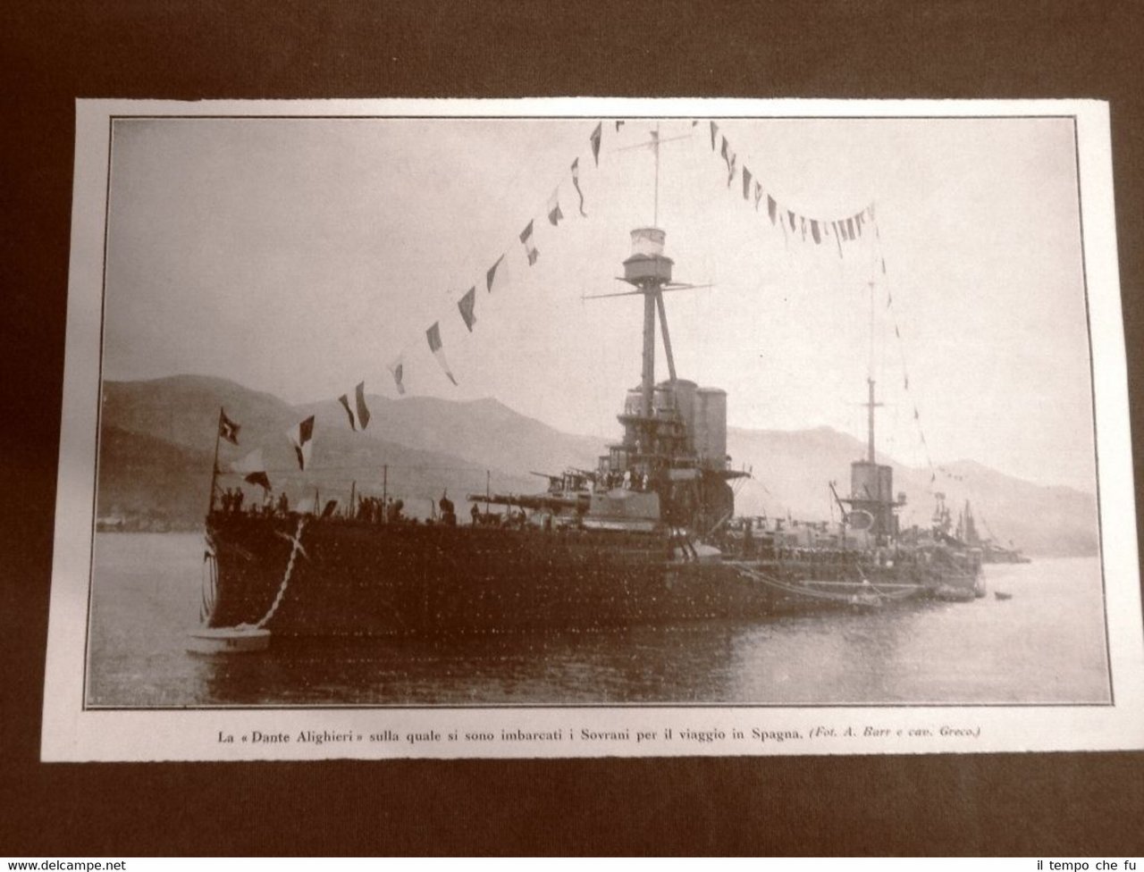 Re V.Emanuele III Savoia Elena del Montenegro Spagna nel 1924 …