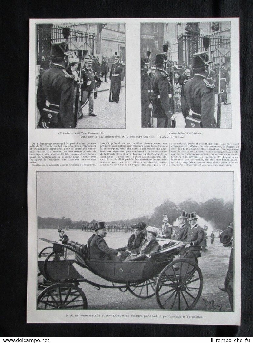 Re Vittorio Emanuele III e Regina Elena - Emile Loubet … | Immagine principale