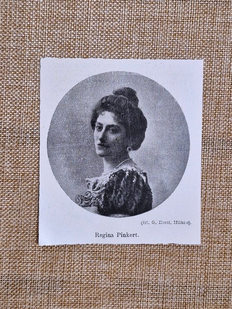 Regina Pinkert nel 1901 1866 Varsavia – 1931 Milano Soprano … | Immagine principale