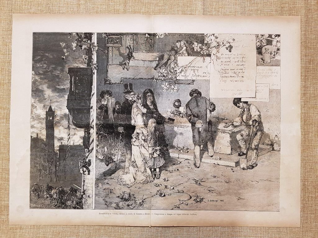 Reminiscenze di Verona davanti tomba di Giulietta e Romeo Edoardo …