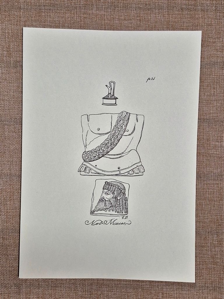 Reperti archeologici nel Museo di Siracusa Tavola Giuseppe Politi 1835 …