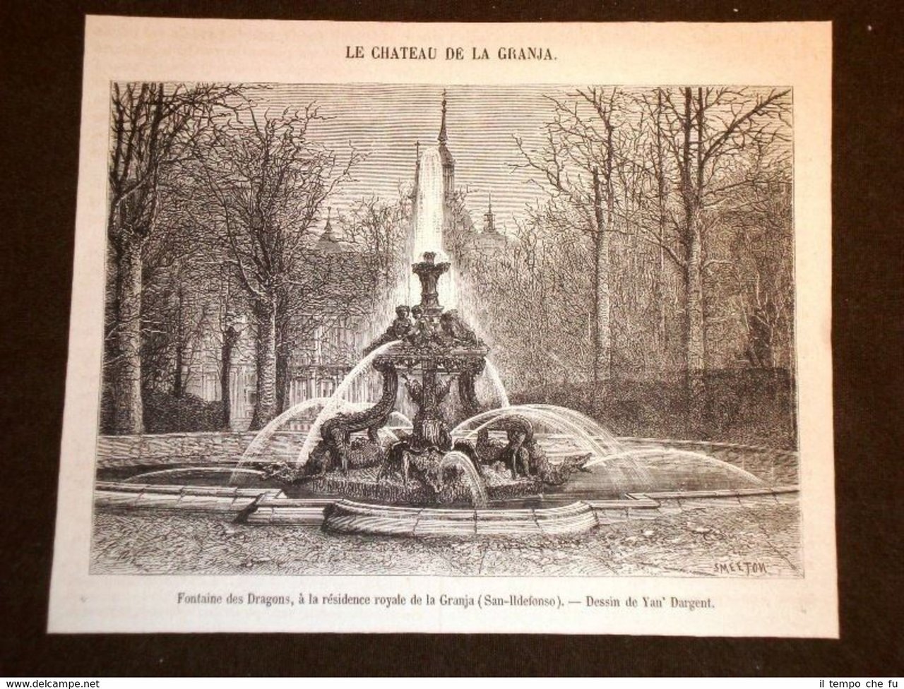 Residenza Reale de la Granja nel 1871 Fontana dei Draghi …