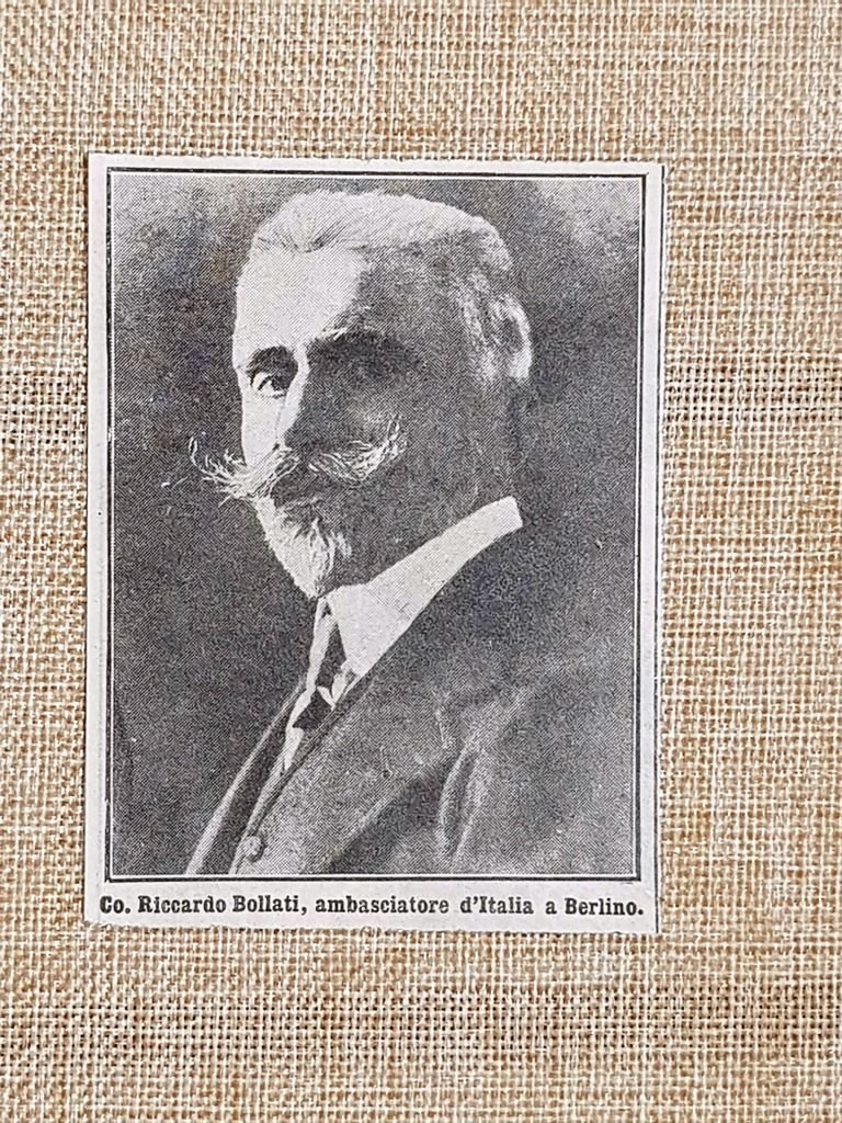 Riccardo Bollati nel 1915 Novara, 15 gennaio 1858 - 12 …