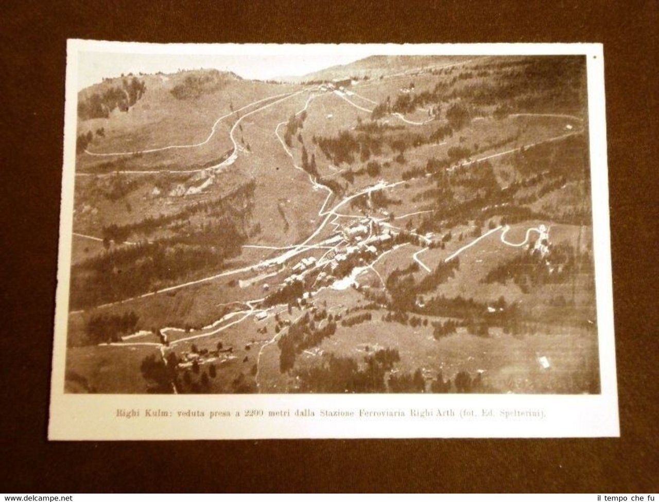 Righi Kulm nel 1902 Veduta dalla stazione ferroviaria di Righi …