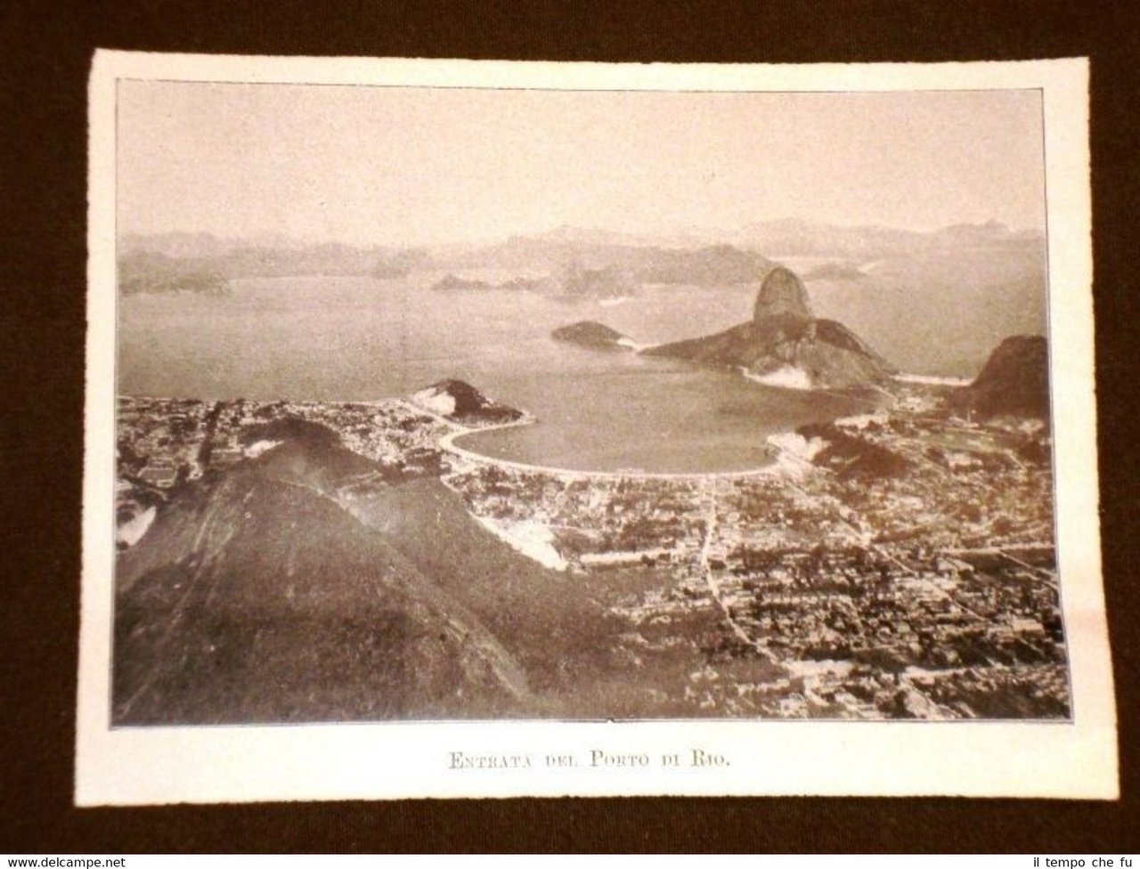 Rio de Janeiro nel 1907 Entrata del Porto Brasile