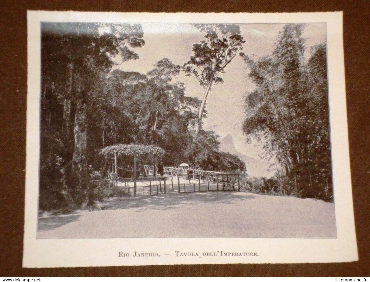 Rio de Janeiro nel 1907 Tavola dell'Imperatore Brasile