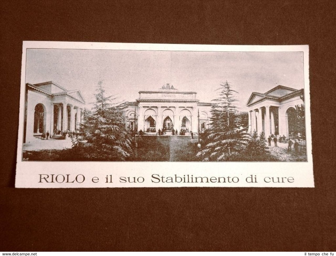 Riolo terme nel 1899 Stabilimento di cure Ravenna - Emilia …