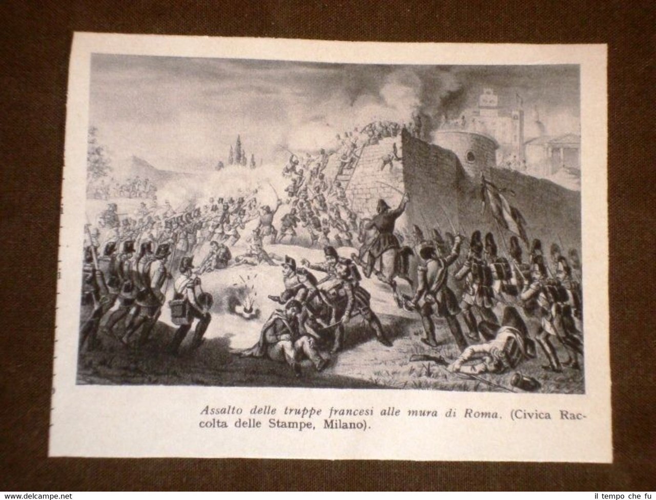 Risorgimento Italiano Assalto delle truppe di Francia alle mura di …