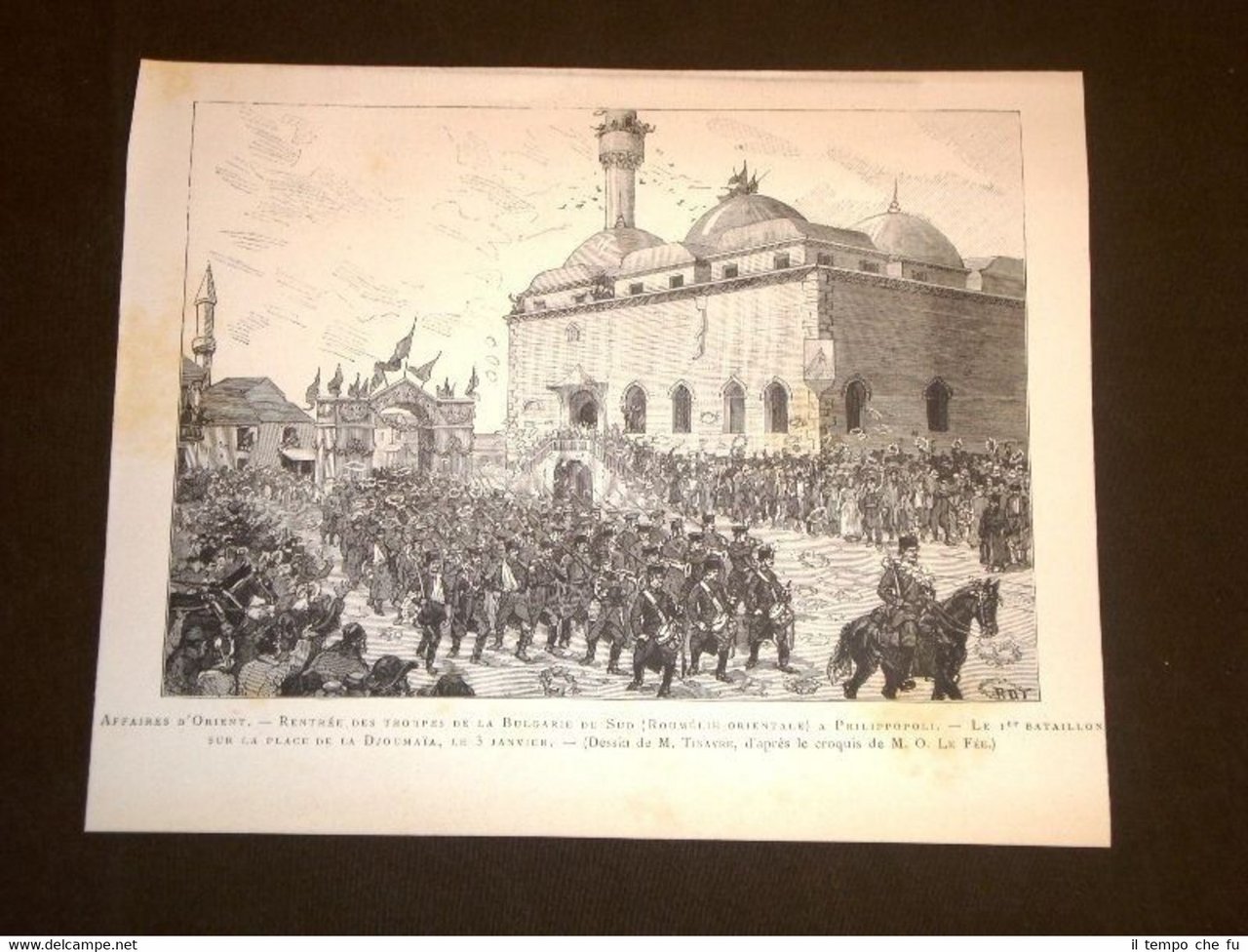 Ritorno delle truppe di Bulgaria a Filippopoli o Plovdiv Piazza …