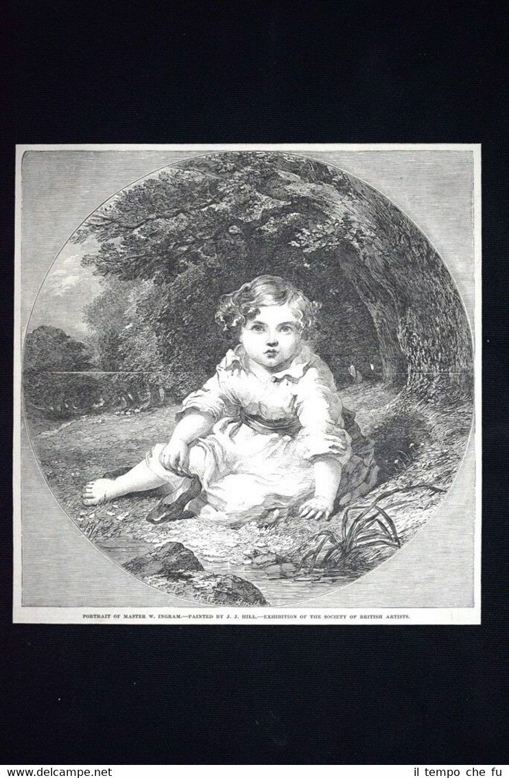 Ritratto del maestro W. Ingram - Dipinto di J. J. … | Immagine principale