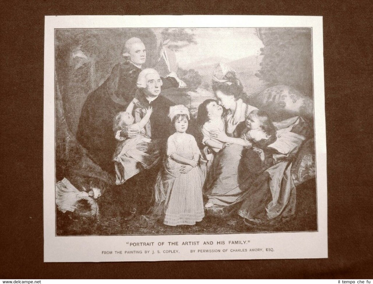 Ritratto dell'Artista e la sua famiglia Quadro di J.S. Copley … | Immagine principale