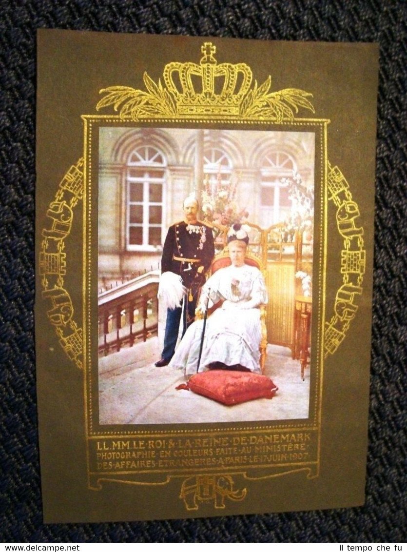 Ritratto Re Federico VIII di Danimarca e la Regina Luisa …