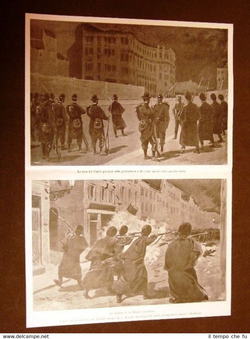 Rivoluzione in Belgio nel 1902 Casa del Popolo Via Haute … | Immagine principale