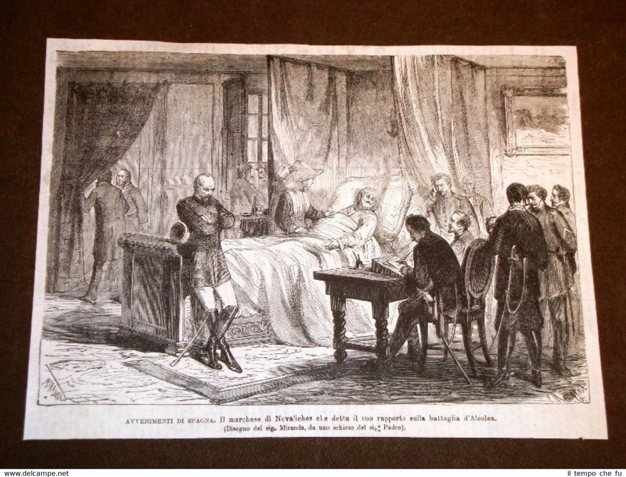 Rivoluzione in Spagna nel 1869 Marchese di Novaliches Battaglia d'Alcolea