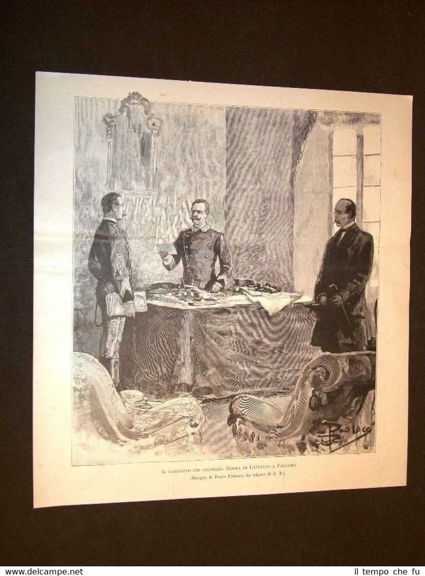 Rivoluzione insurrezione Sicilia nel 1894 Palermo Generale Morra di Lavriano