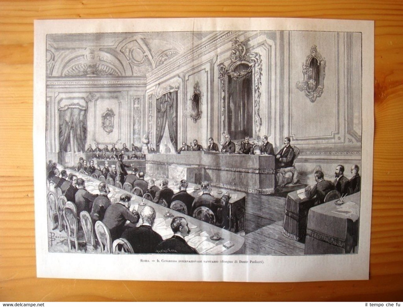 Roma 1885 - Congresso internazionale sanitario