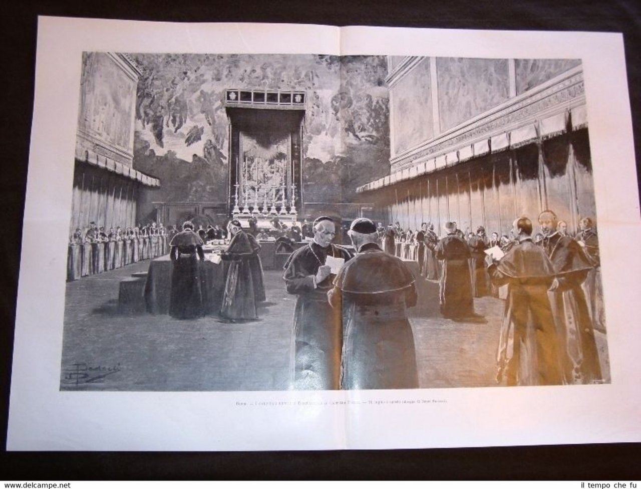 Roma 1903 Elezione Papa Pio X Conclave Annuncio + Pantheon …